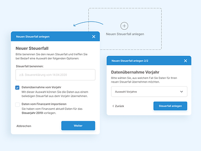 Create a new tax case design software tax ui uidesign webdesign