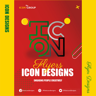 Flyer Designing blach flyer flyer designs flyers green parth gajjar poster poster designs posters red sankalp jariwala theicondesigns theicongroup white yellow