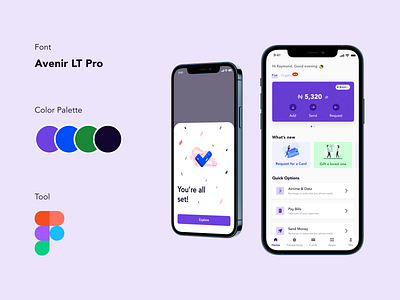 Fintech App - A Financial Service Application figma fintech mobile app mobile app design productdesign ui ux