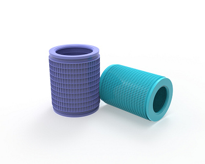 3D printable brick pattern rollers