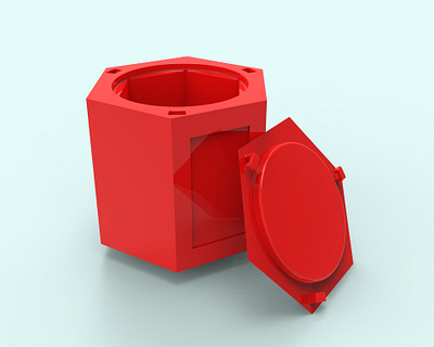 3d printable container