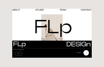 FLp - Clothing Brand Concept 2023 branding clothing brand graphic design illustration interactive interface logo ui visual design