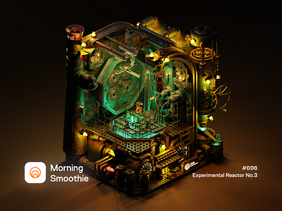 Experimental Reactor No.3 3d atomic blender blender3d chernobyl dark decaying design diorama illustration isometric isometric illustration nuclear power nuke plutonium power reactor rust uranium
