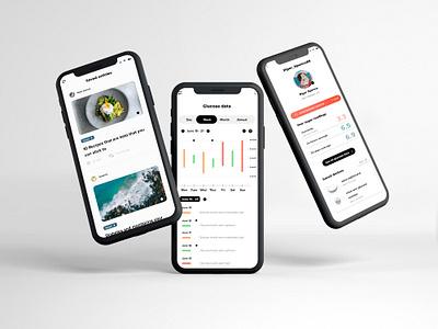 Diabetic monitoring app app branding design diabetic illustration interface medical mockup product design ui