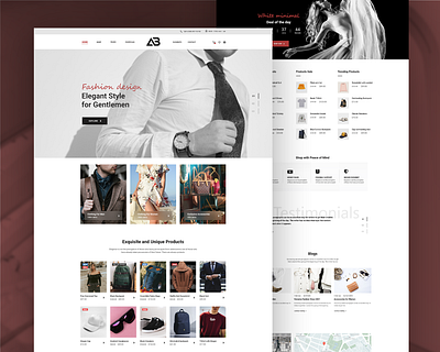 Shopping Ecommerce Landing Page UI Web Design design ecommerce ecommerce landing page landing page shopping shopping landing page ui ux web design