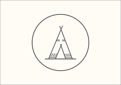 Teepee House logo adobe xd design flat graphic design illustration logo minimal ui uidesign uidesigner webdesign