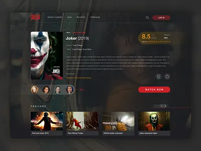 Salam Cinema VOD Platform cinema dark design detail page interface movie page movies series streaming tv ui ui design ux video video on demand vod web web design