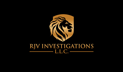 RJV Investigations Logo brand identity branding branding design business corporate design identity illustration investigations logo logo design logodesign rjv security usa