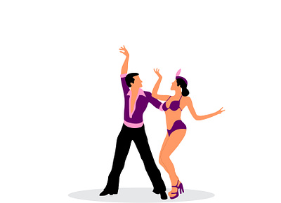 The dancing couple! design graphic design illustration vector