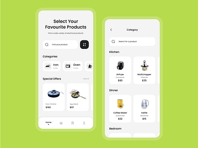 Kamp . Mobile Home UI figma graphic design ui website