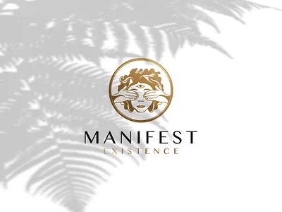 Manifest Existence | Logo Design beauty logo boutique brand identity brand logo branding clothing cosmetics logo elegant logo fashion logo female graphic design icon illustration logo logodesign logotype luxury logo minimal modern woman