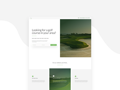 Search Directory Landing Page Design design flat design landing minimal minimalism photography search ui web design