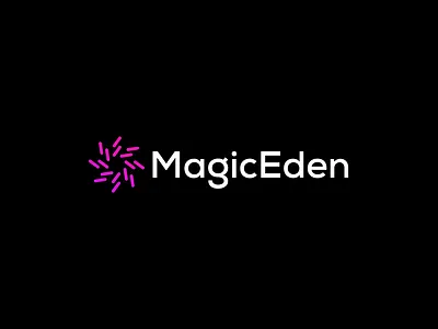 Magic Eden - Logo Redesign bitcoin branding coin crypto design edem eden ethereum logo magic marketplace nft opensea portal purple solana token vector web3