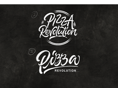 Logo options for a client 🍕 branding calligraphy design handlettering illustration lettering logo logodesign logodesigner logooption logotype pizza typography