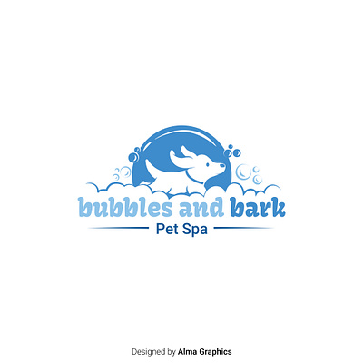 Logo Design- Pet Spa almagraphics animals brandidentity branding bubblesandspa design emblem graphic design graphicdesigner grooming illustration logo logodesign logodesigner luxurious mark pet petspa shop symbol