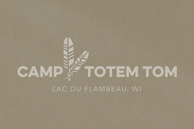 Camp Totem Tom, Rental Property Branding branding graphic design logo real estate logo rental property logo