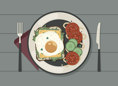 Bon Appetit! design flat illustration illustrator minimal vector