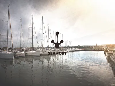 Logo sea port tourism