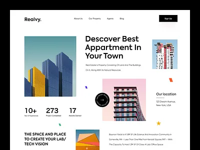 Real Estate Website design header header design home page landing landing page property real estate real estate web uidesign uiux uxdesign web design web header web page web site website