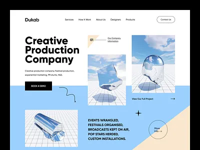 Dukab Website design header header design home page landing landing page uidesign uiux uxdesign web design web header web page web site website