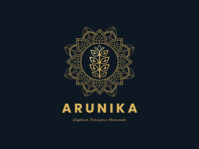 Arunika Logo branding bussines logo design gold logo letter logo logo logo design photography logo unique logo vintage logo