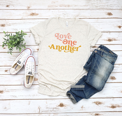 Love One Another | T-shirt Design design designer graphic design love love one another shirt t shirt design tshirt design typeography