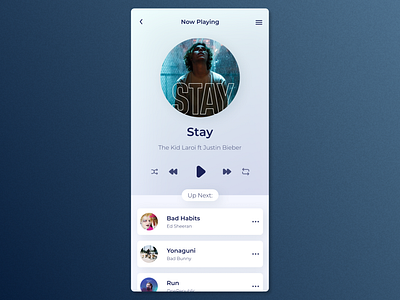 Maratón UI #13 - Music Player 09 app clean dailyui dailyui09 design minimalist music musicplayer ui uidesign userinterface userinterfacedesign