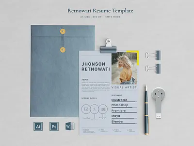 Minimalist Resume Retnowati cv resume template