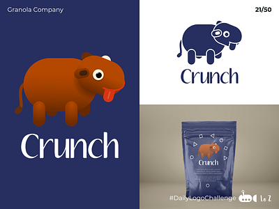 Granola Company #DailyLogoChallenge 21 branding dailylogochallenge design illustration inkscape logo typography vector