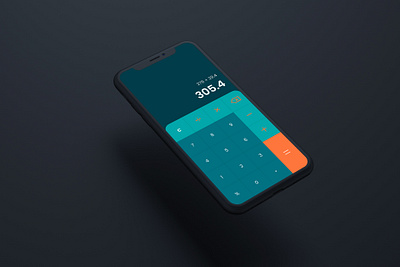 Calculator App 50 days design challenge calculator app ui ui inspiration uitrends user interface user interface design ux