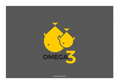 Omega3 Oil Logo logo design logodesign