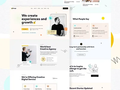 Digital agency website design agency agency landing page agency template agency website creative agency design digital agency ui ux website