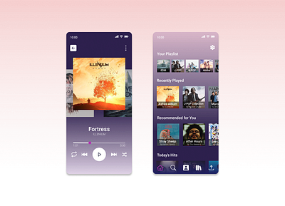 DailyUI 009 Music Player app dailyui dailyui009 musicplayer ui