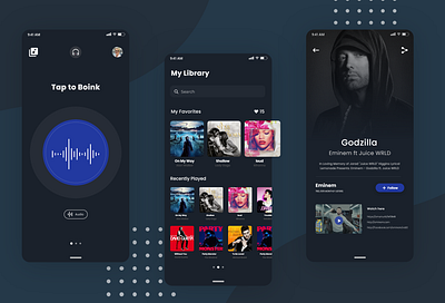Music Application ui