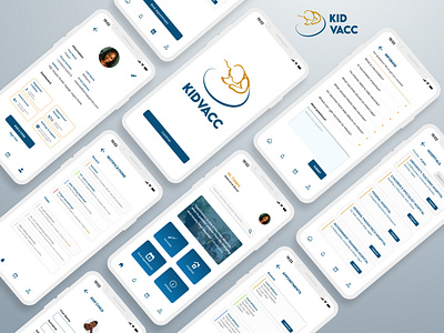 Kidvacc amatuer medical mobile app product design ui uiux vaccination