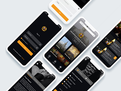 Church Application mobile ui