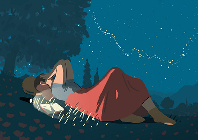 Pareidolia #4 editorial illustration girl illustration pareidolia