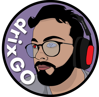 drixGo streaming logo branding illustration logo naruto streaming