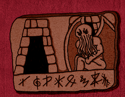 The Call of Cthulhu Illustrations cthulhu design horror illustration loveraft