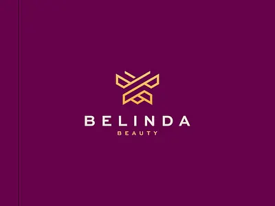 Belinda Beauty beautiful beauty branding butterfly character design icon logo model skincare symbol vector women