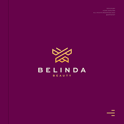 Belinda Beauty beautiful beauty branding butterfly character design icon logo model skincare symbol vector women