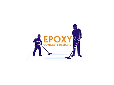 Epoxy Concrete Designs branding commercial concrete design epoxy epoxydesign floor industrial logo logodesign