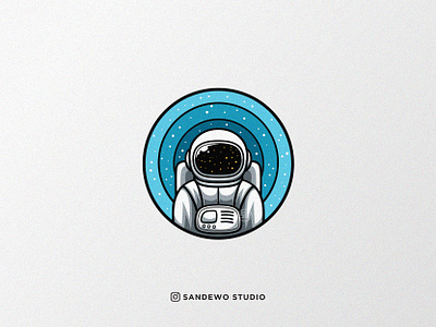 astronaut illustration adobe illustrator astronaut astronaut illustration astronaut logo awesome awesome creative logos branding cute illustration design dribbble esport helmet illustration logo logo design logodesign logotype mascot logo sport vector