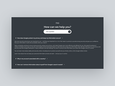 FAQ dailyui design figma interaction design ui ux web