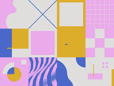 0148 abstract artwork freebie geometric grunge pattern vector