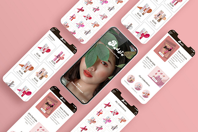 pinksh (ui design) branding creative design graphic design logo product illustration prototype ui ux wireframe