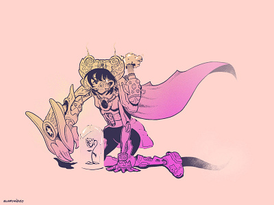 Rose artwork cartoon cyberpunk digitalart drawing girl illustration illustration art lineart lineillustration pendrawing retro robot