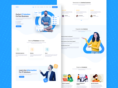 Startup Website Concept branding design designer illustration logo ui ui ux uidesign uiux webdesign