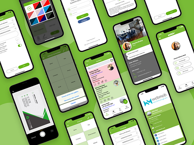 SwitchIt - Digital Business Card App adobe xd creative design interactive design uiuxdesign