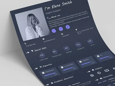 Resume Template Design for Developers branding canva canva template cv cv design cv template design developer developer resume digital digital art graphic design identity branding illustration photoshop photoshop template resume resume cv resume design resume template